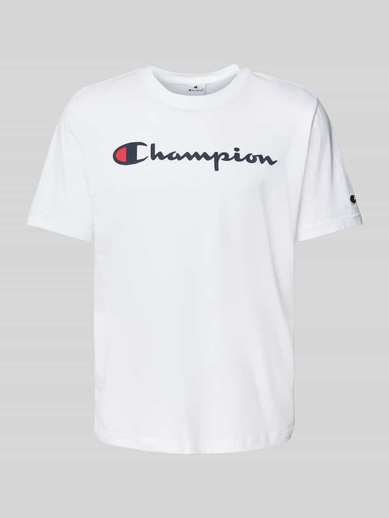 Champion T-shirt met labelprint