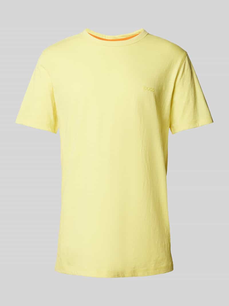 Boss Orange T-shirt met labeldetail