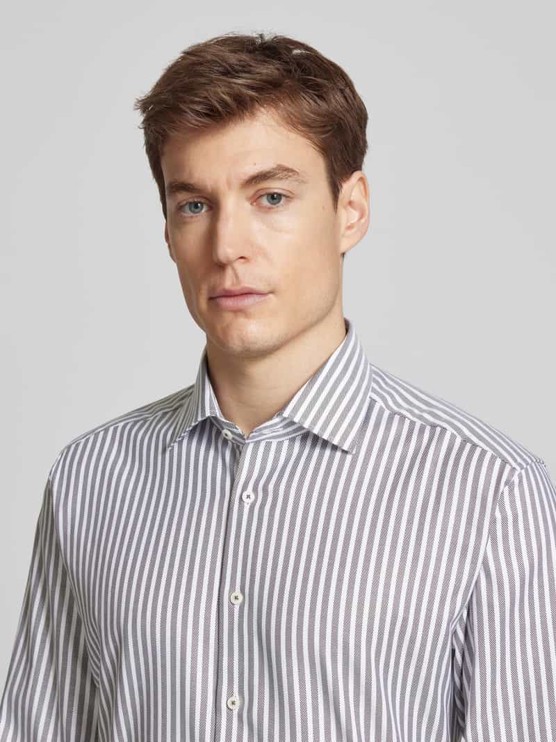 Eterna Modern fit zakelijk overhemd met knoopsluiting