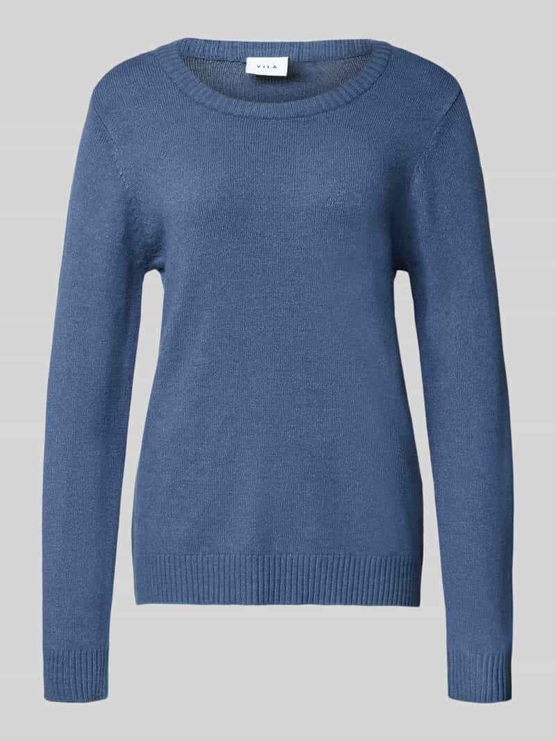 Vila Gebreide pullover met ribboorden
