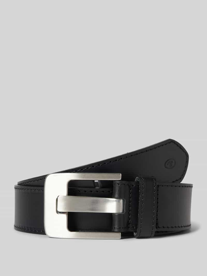 Tom Tailor Leren riem in effen design model 'LAUREL'