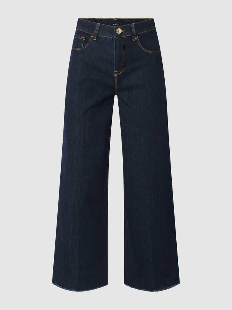 Opus Culotte van denim, model 'Miniko'