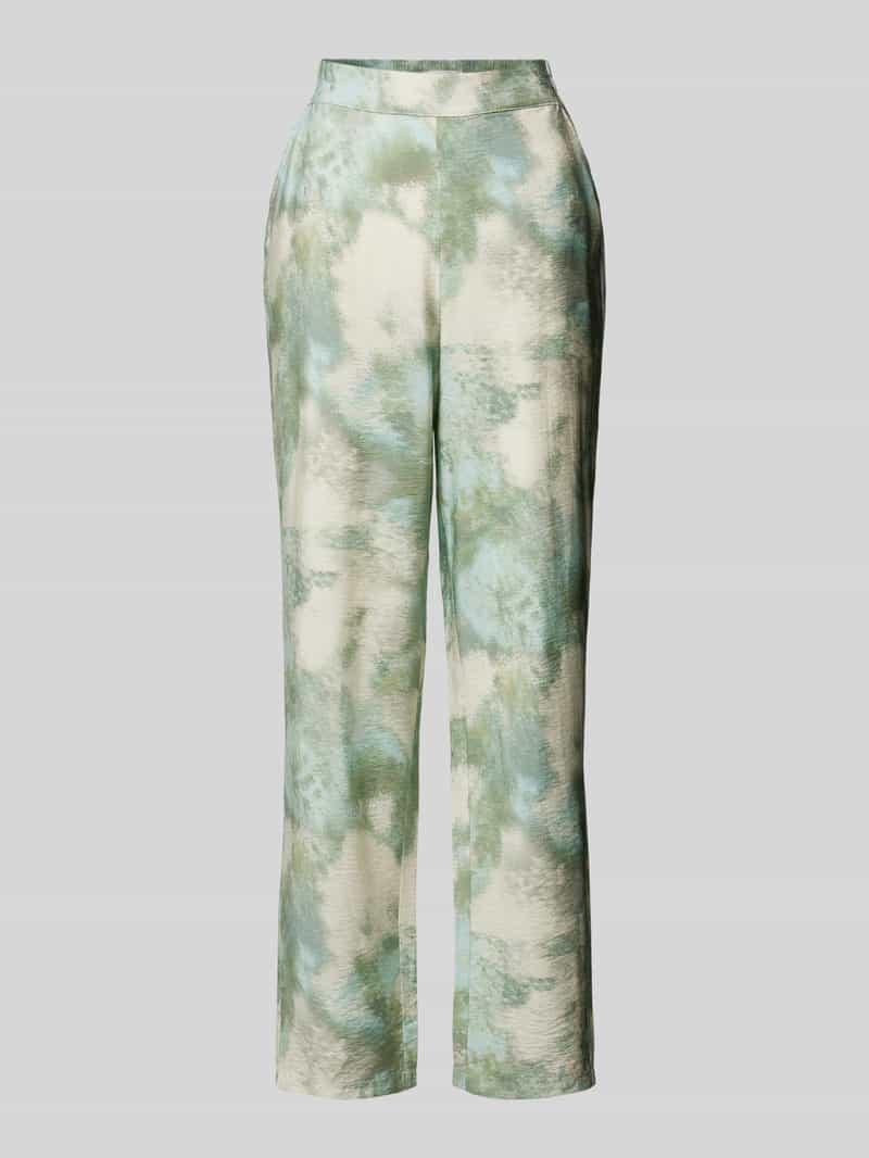 b.Young Straight leg stoffen broek met steekzakken model 'IBINE'
