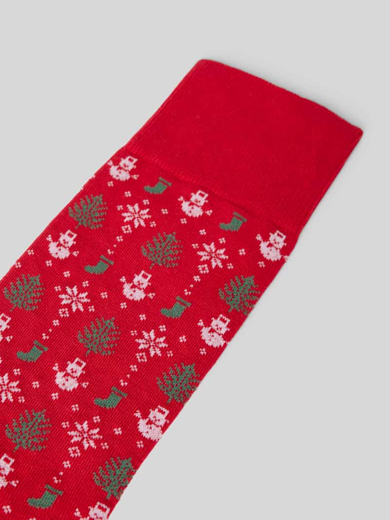 Falke Sokken met labeldetail model 'MERRY PARTY'