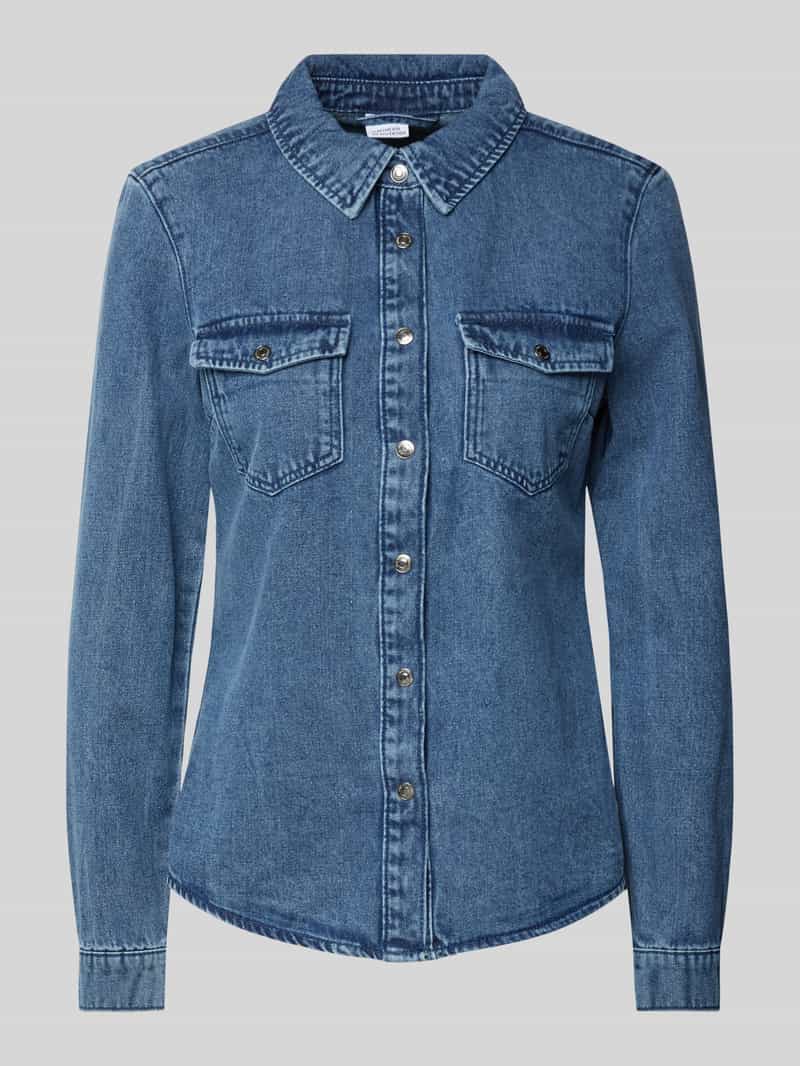 Vero Moda Regular fit overhemdblouse met katoen model 'JENNIE'