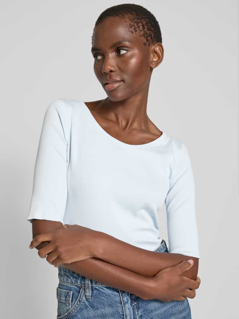Marc Cain T-shirt met 1 2-mouwen