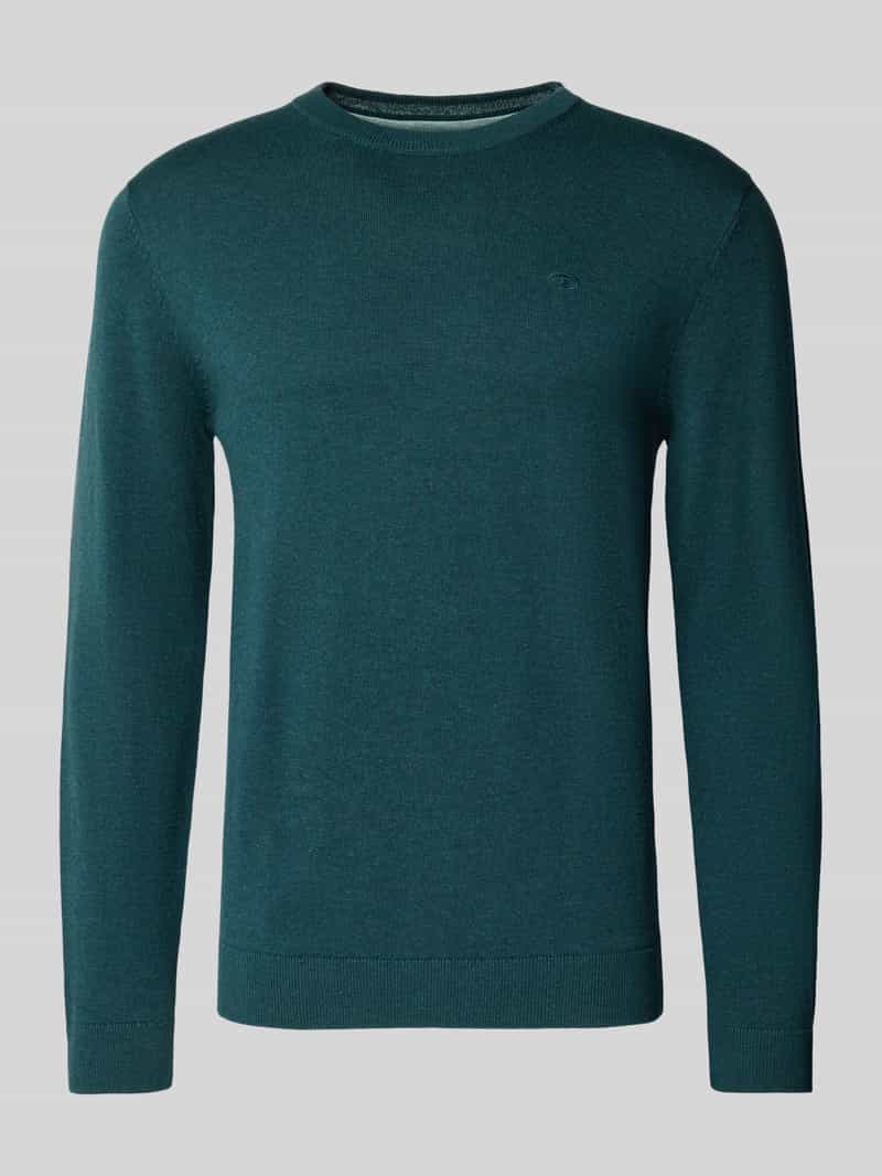 Tom Tailor Regular fit gebreide pullover van zuiver katoen