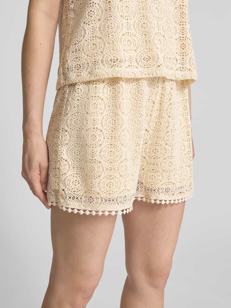 Vero Moda Regular fit korte broek met etskanteffect model 'MAYA'