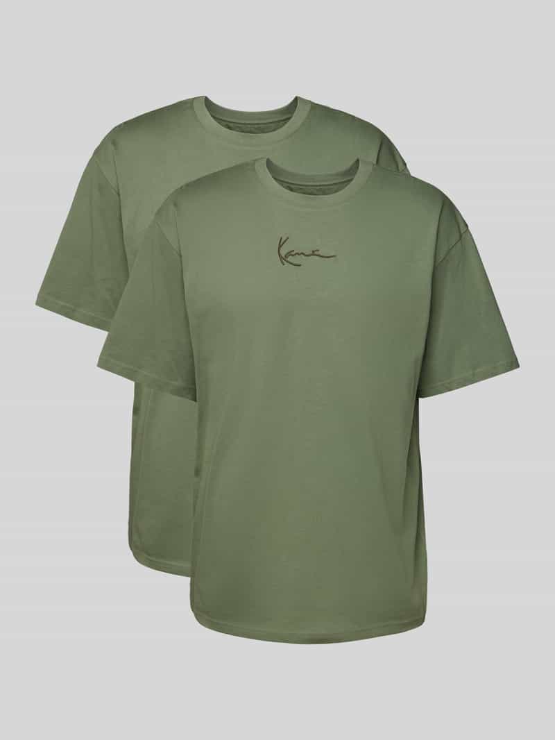Karl Kani T-shirt met labelstitching