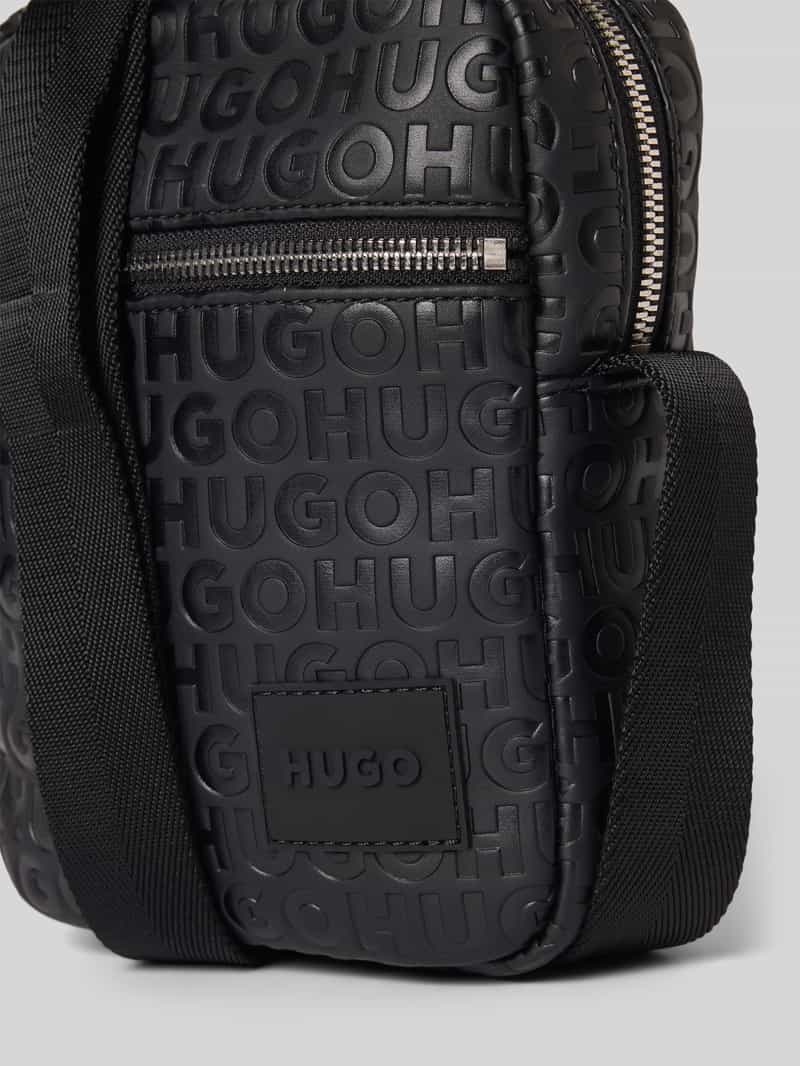 HUGO Schoudertas met labelpatch model 'ETHON'