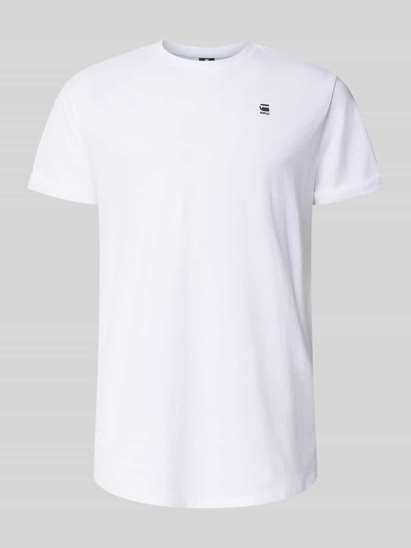T-shirt met labeldetail
