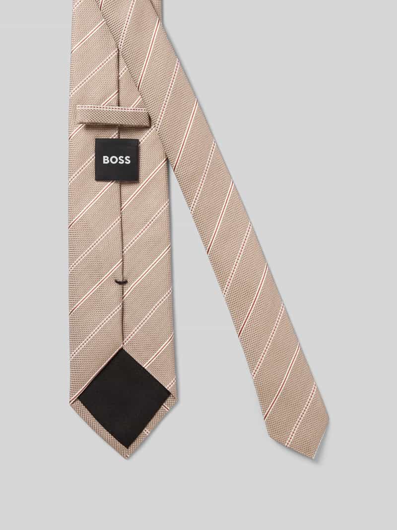 Boss Stropdas van zijdemix (7 5 cm)
