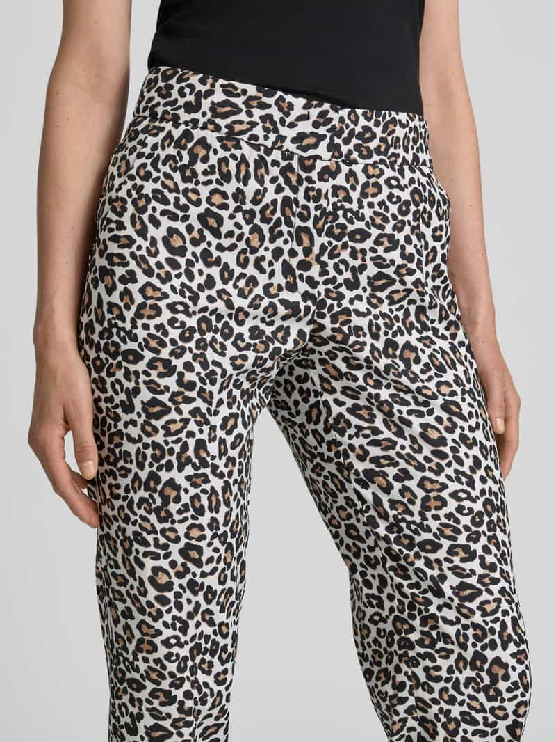 Betty Barclay Slim fit pantalon met persplooien