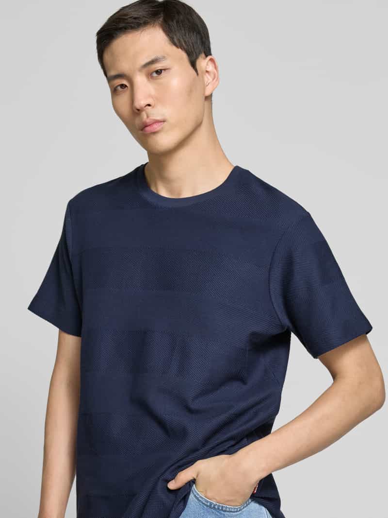 JOOP! JEANS T-shirt met structuurmotief model 'Ismet'