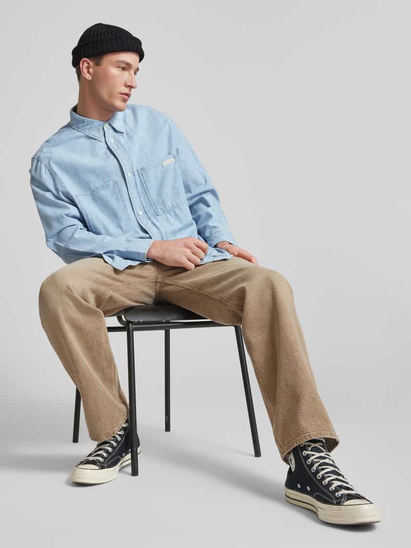 Calvin Klein Jeans Regular fit jeansoverhemd met opgestikte borstzakken