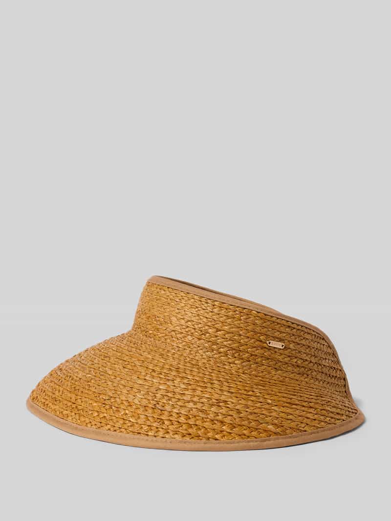 Visor cap met labeldetail model 'TAMBINOU VISOR'