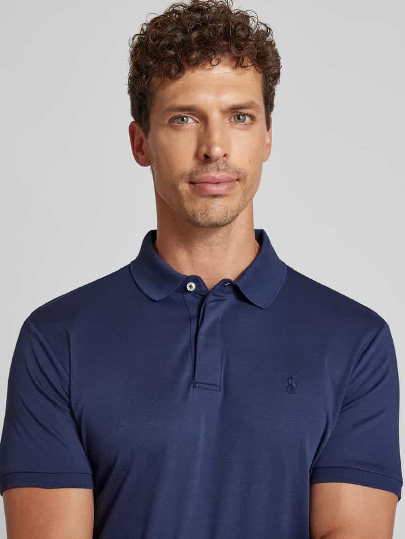 Polo Ralph Lauren Poloshirt met geribde mouwboorden