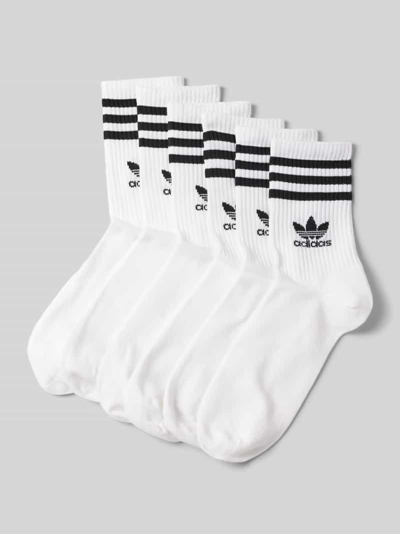 adidas Originals Sokken met labeldetail in een set van 3 paar