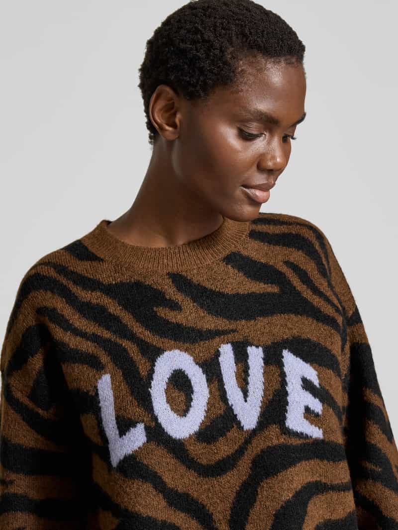 Vero Moda Regular fit gebreide pullover met wol modell 'NEWKAI'