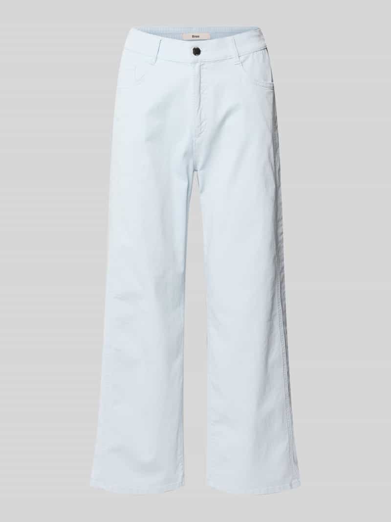 broek met rechte pijpen van katoenmix model 'MAINE S'