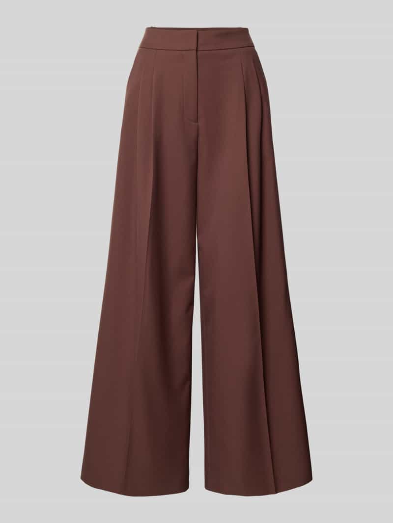 HUGO Wijde broek met viscose model 'HORESA'