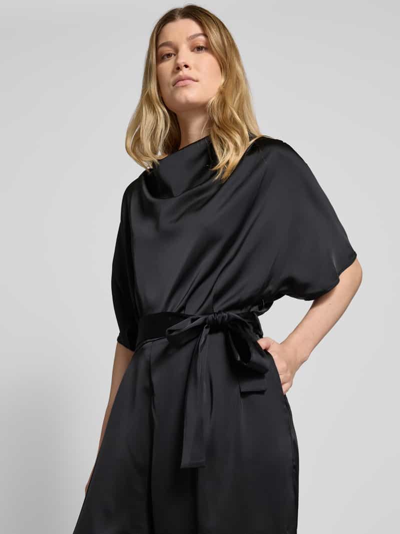 HUGO Regular fit jumpsuit van satijn model 'KASMINA'