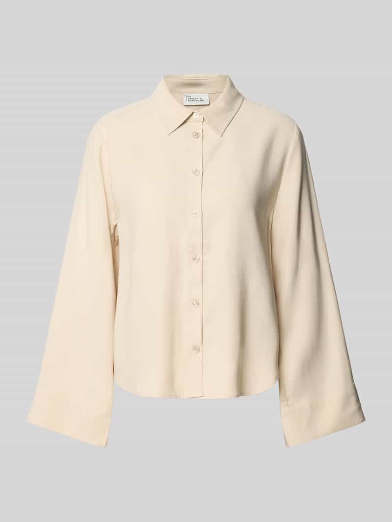 My Essential Wardrobe Regular fit blouse met doorknoopsluiting model 'Cadiz'
