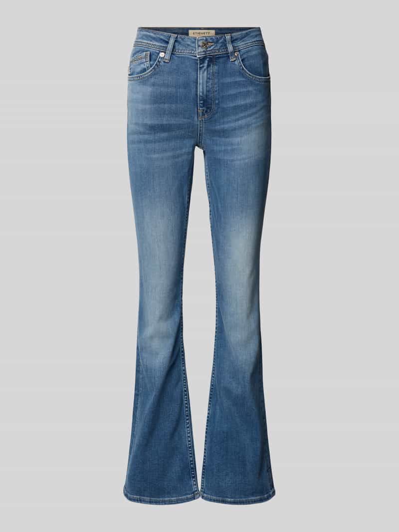 ETIQUETT ESSENTIALS Bootcut fit jeans in 5-pocketmodel model 'Grace'