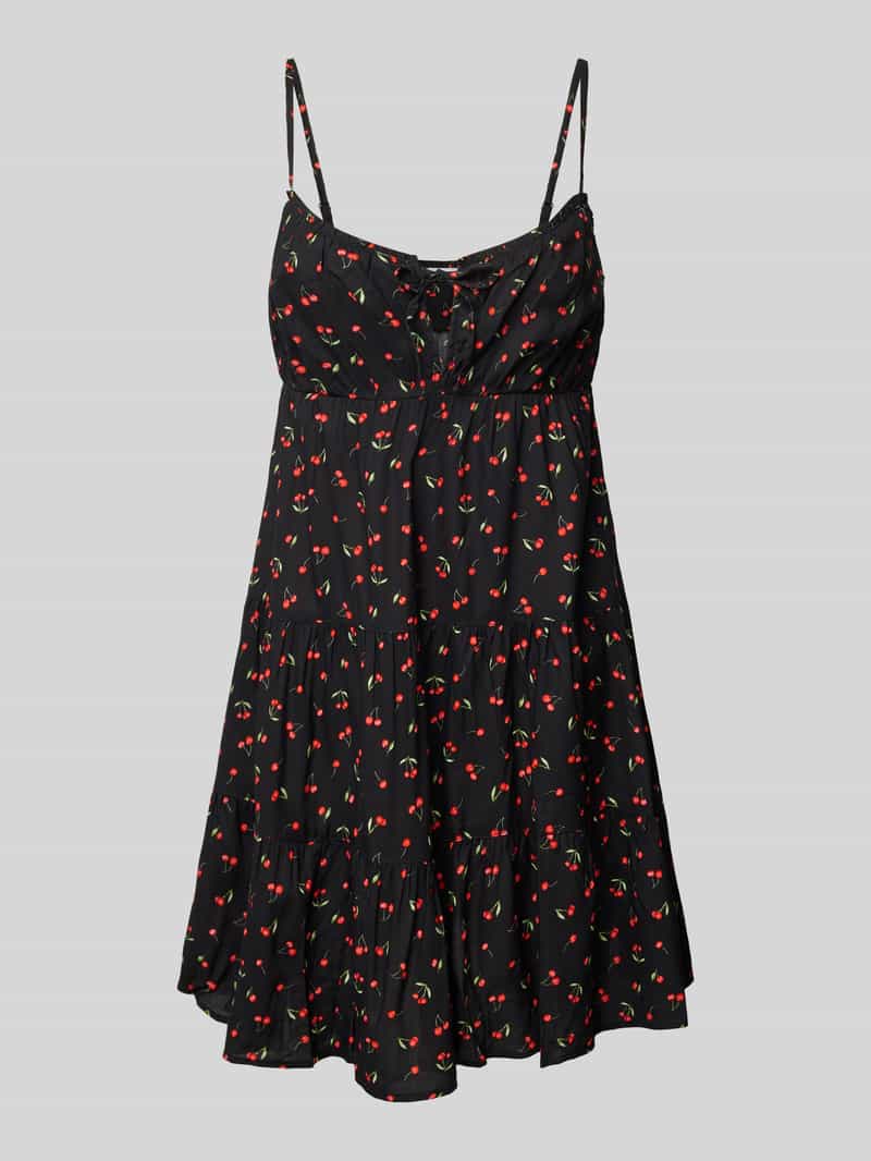 Review Mini-jurk met druppelvormige hals