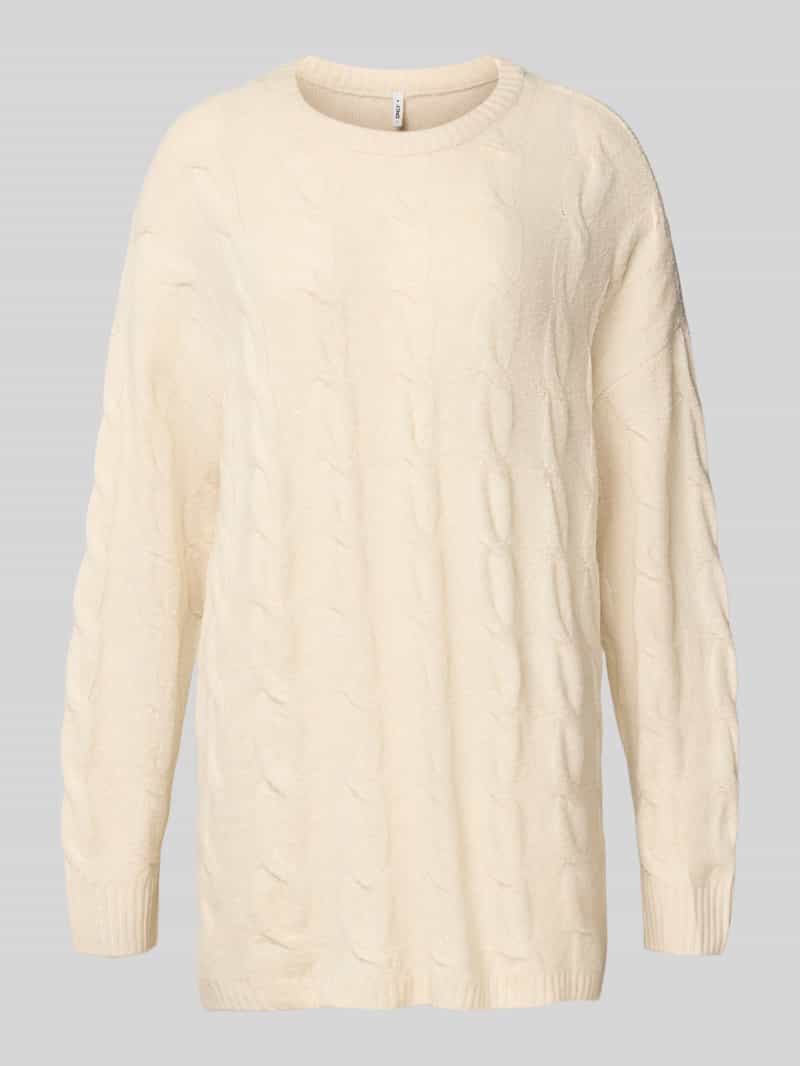 Only Regular fit gebreide pullover met structuurmotief model 'JEANETTE'