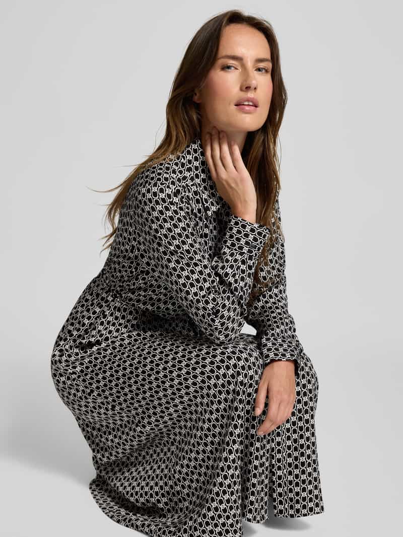 comma Midi-jurk met knoopsluiting