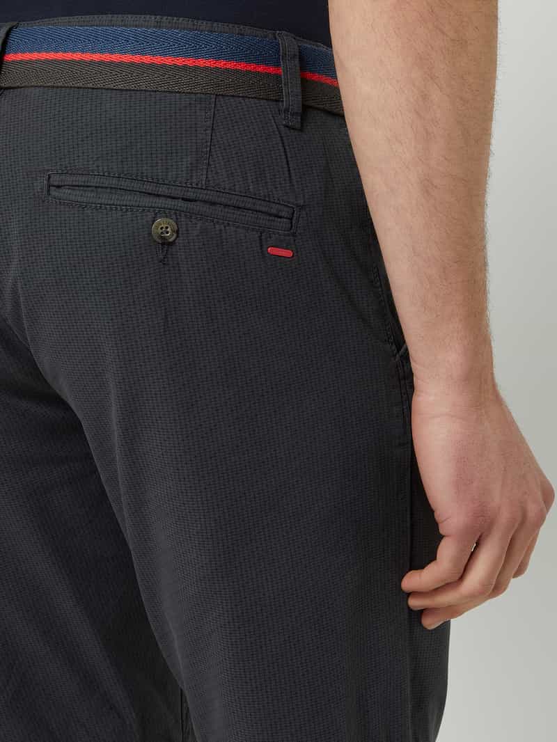 Lerros Korte regular fit chino van katoen model 'Craig'