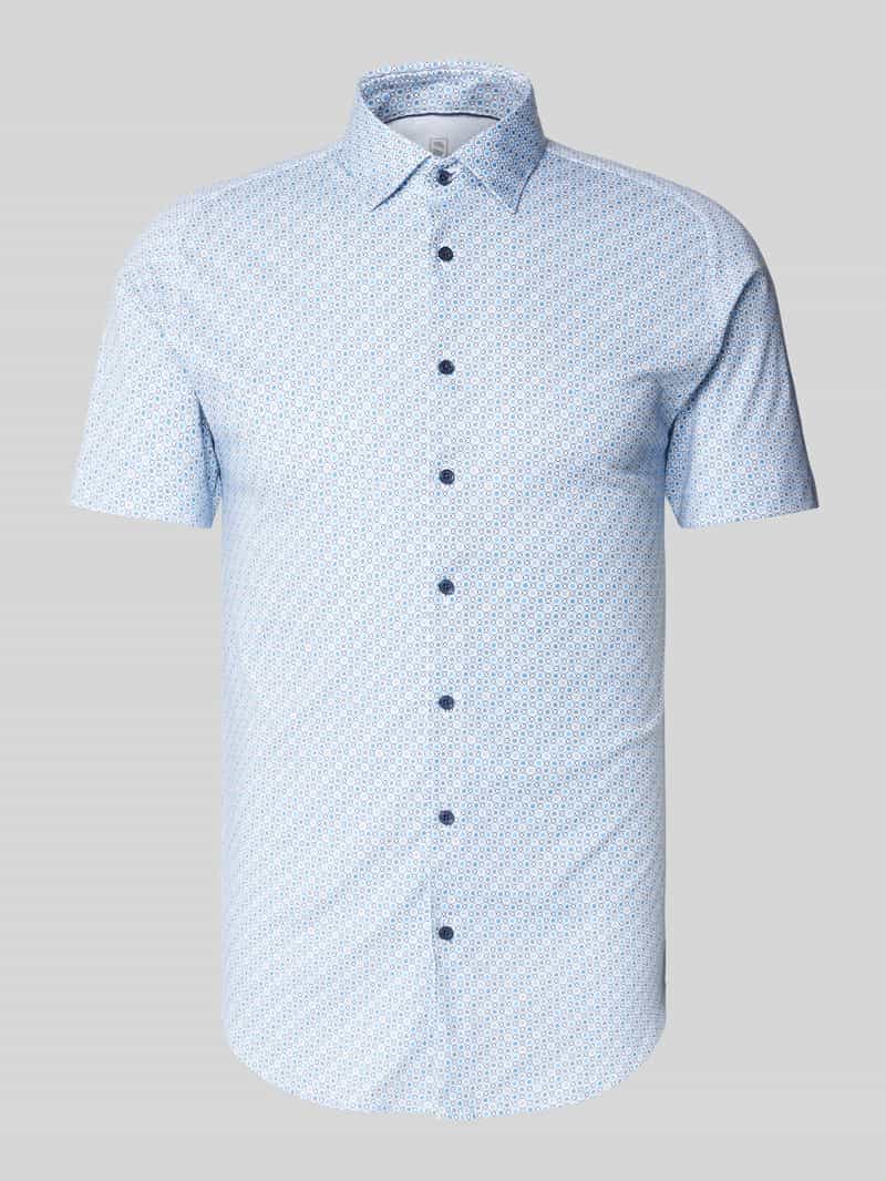 Desoto Slim fit vrijetijdsoverhemd met kentkraag