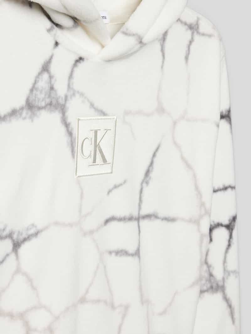 Calvin Klein Jeans Hoodie met labeldetails