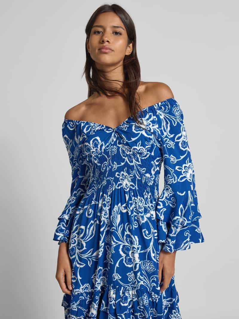 Apricot Mini-jurk met volants