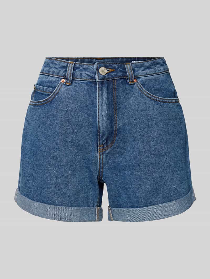 Relaxed fit korte jeans van katoenmix, model 'ZURI'
