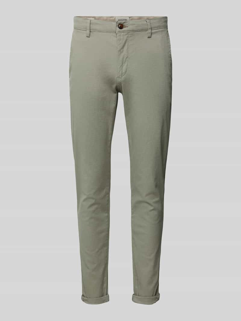 Jack & jones Slim fit broek met structuurmotief, model 'MARCO'