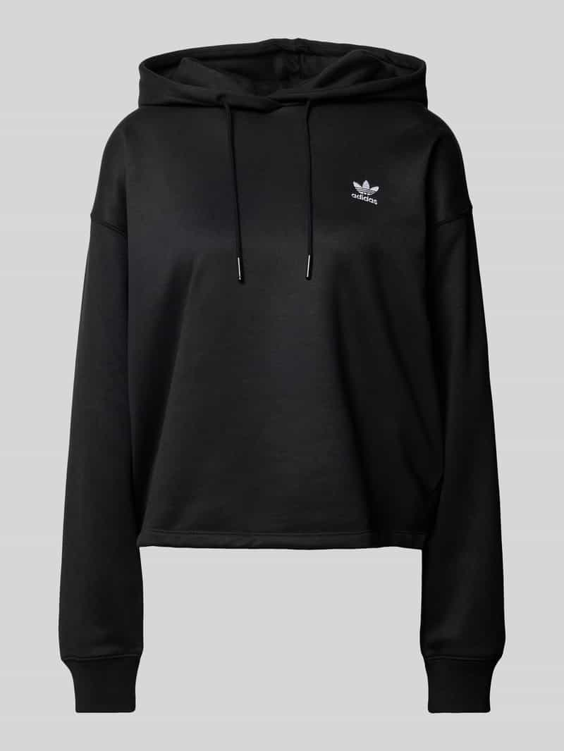 adidas Originals Hoodie met extra brede schouders en labelstitching