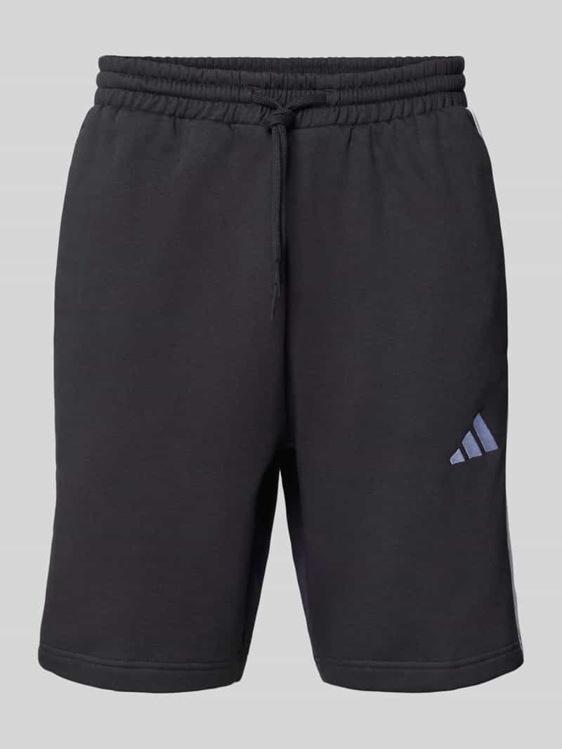 ADIDAS SPORTSWEAR Regular fit sweatshorts met labelstitching