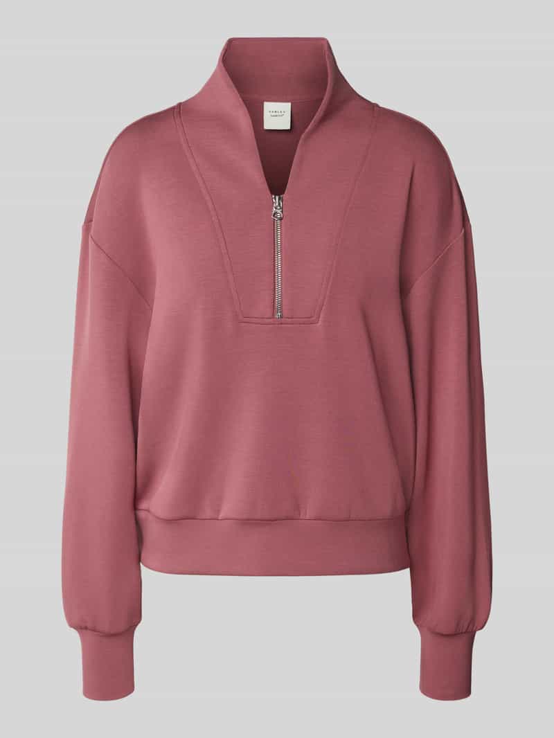 Varley Sweatshirt met opstaande kraag en ritssluiting model 'davidson'