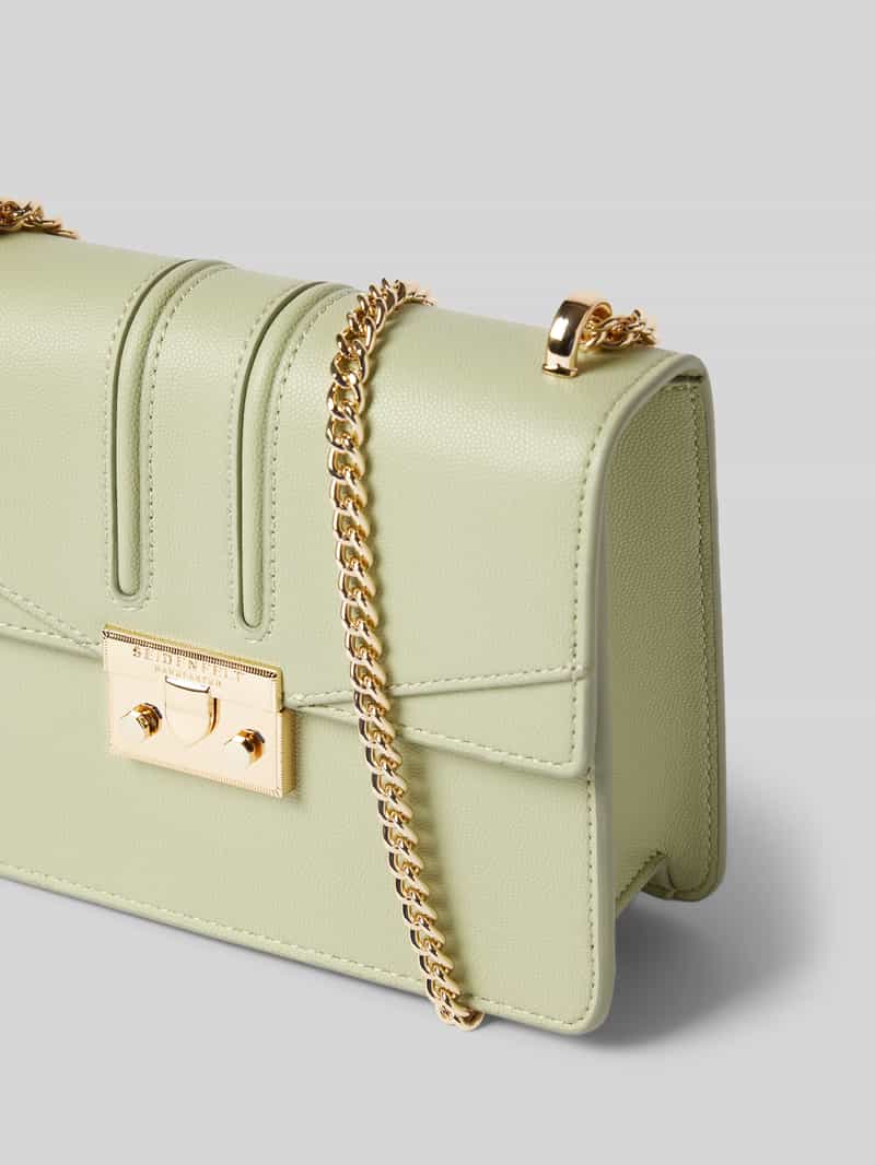 Seidenfelt Handtas in leerlook model 'Roros'