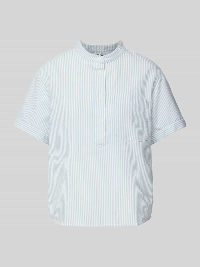 Marc O'Polo DENIM Regular fit overhemdblouse met opstaande kraag