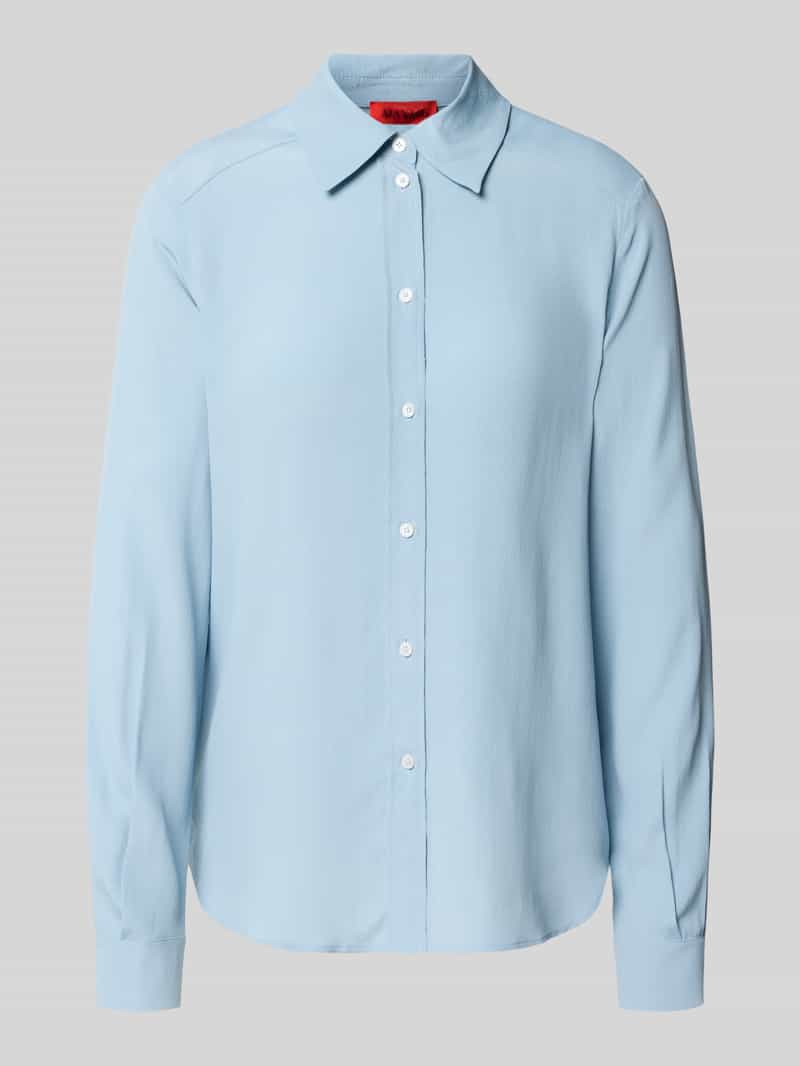 MAX&Co. Regular fit overhemdblouse met zijde model 'ATENEO'