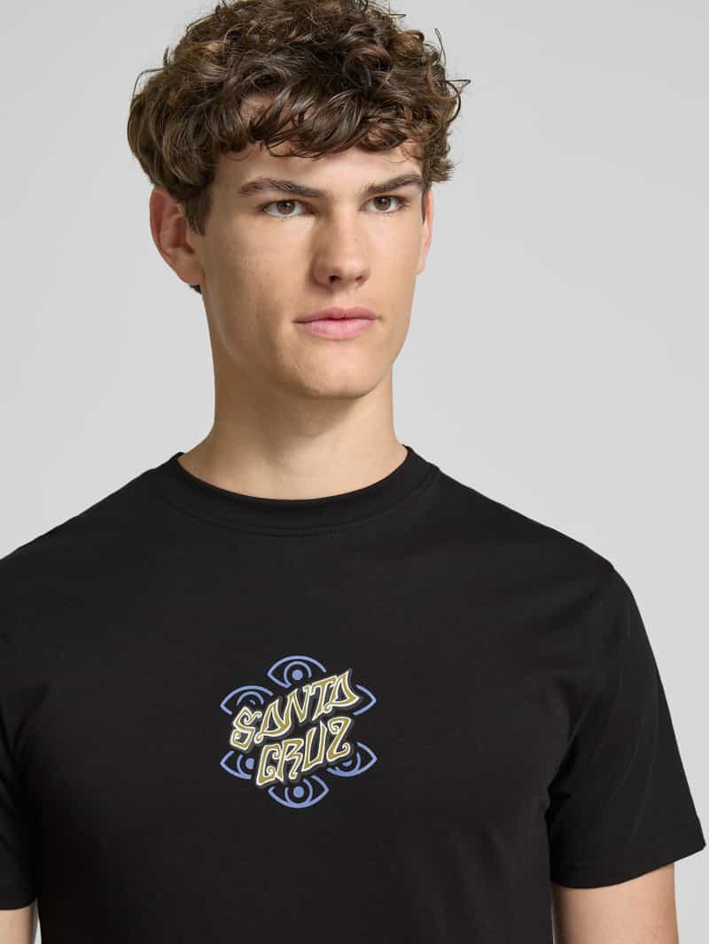 Santa Cruz T-shirt met labelprint