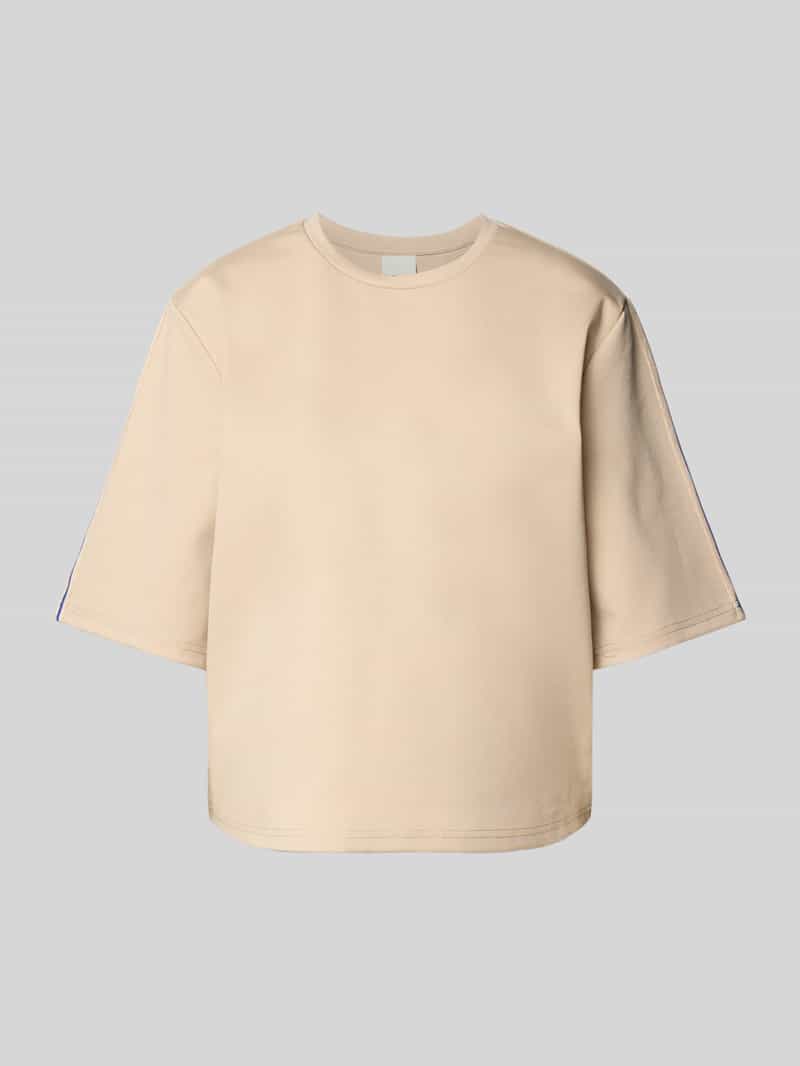Ichi T-shirt met galonstrepen model 'KATE'