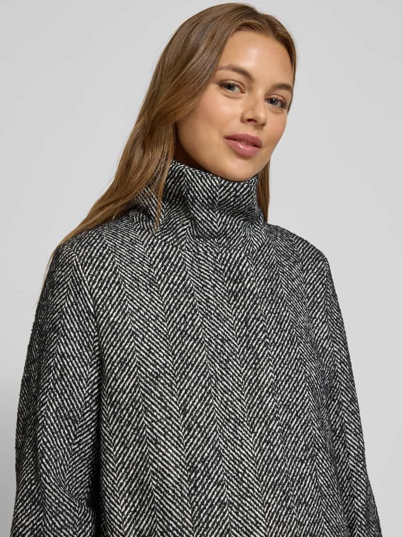 Christian Berg Woman Selection Relaxed fit lange jas met wol