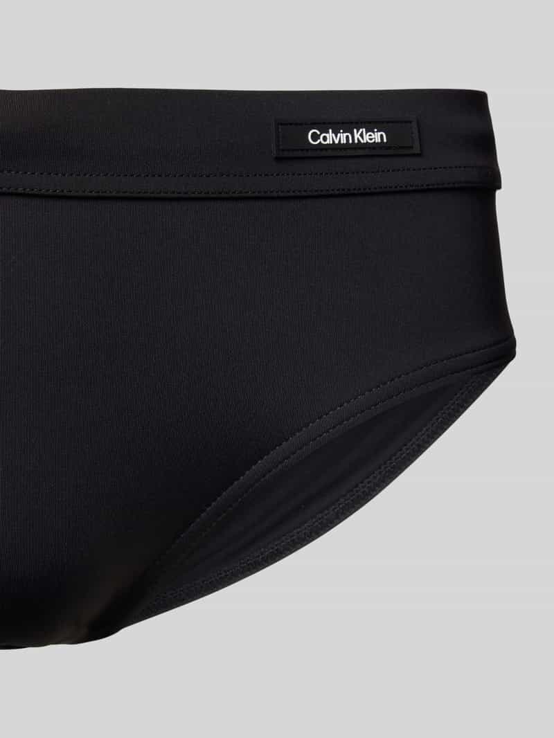 Calvin Klein Underwear Zwembroek met labelpatch