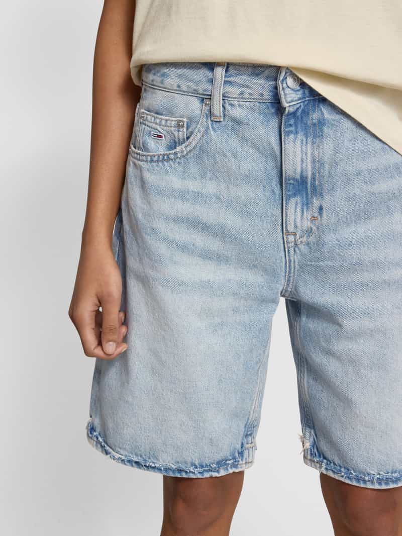 Tommy Jeans Relaxed fit bermuda van een mix van katoen en lyocell model 'MIA'