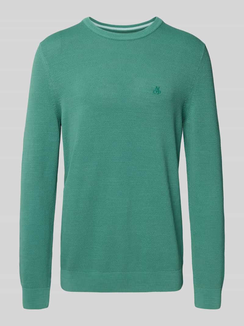 Marc O'Polo Regular fit gebreide pullover van zuiver katoen