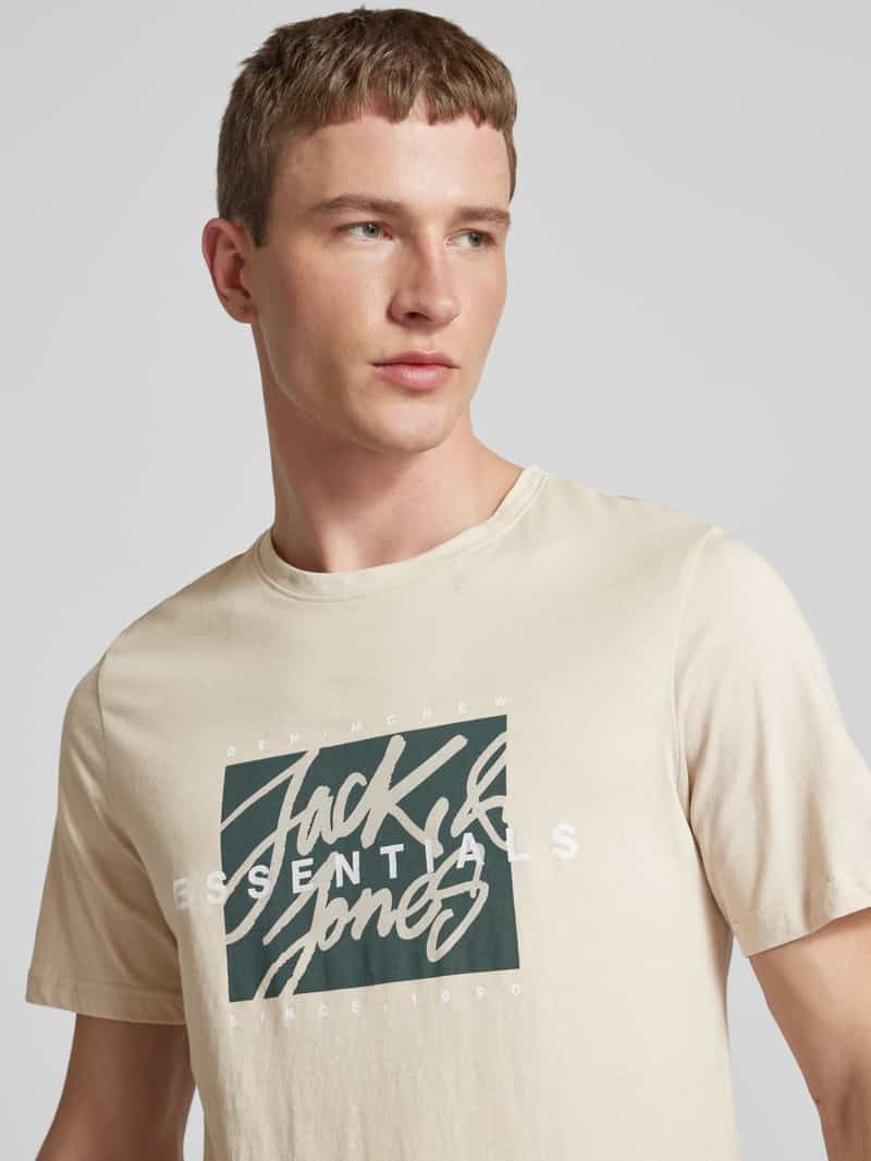 jack & jones T-shirt van puur katoen model 'COLTON'